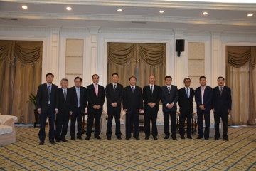 娄底市政协主席章松会见意昂官网集团合作方日籍离职高管